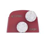 two button segments diamond grinding disc for Lavina grinder