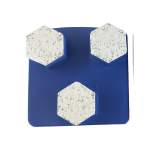 triple hexagon segments diamond grinding disc for Husqvarna