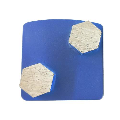 two hexagon segments diamond grinding disc for Husqvarna